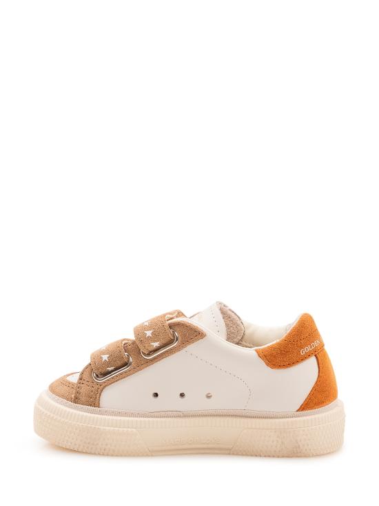 26FW [키즈] 골든구스 스니커즈 GJF00674F008675 12517 MILK BROWN CARAMEL DARK BLUE RUST - GOLDEN GOOSE