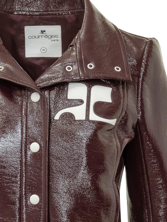 26FW 쿠레쥬 자켓 PERCBL005VY0014 4010 BURGUNDY - COURREGES