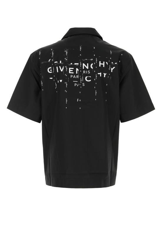 26FW 지방시 반팔 셔츠 BM616J165R 001 BLACK - GIVENCHY
