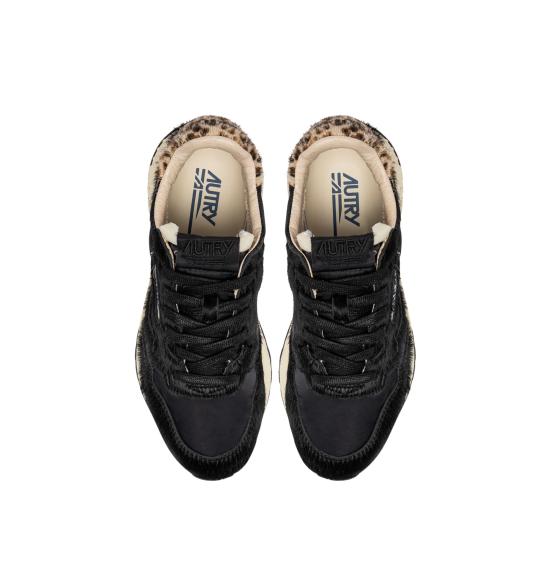 26FW 오트리 릴윈드 스니커즈 WWLWOI01 BLK LEO - AUTRY