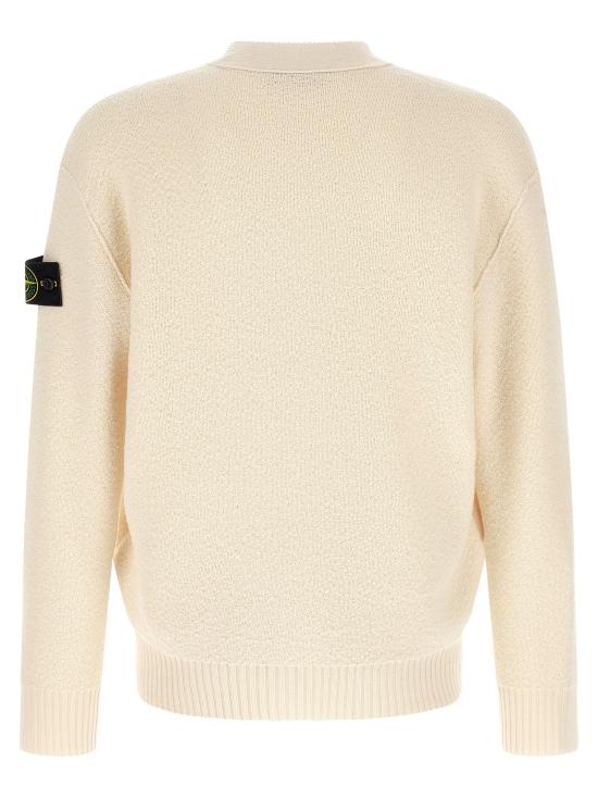 26FW 스톤 아일랜드 니트웨어 5100010 스웨터 및 가디건 화이트 - STONE ISLAND