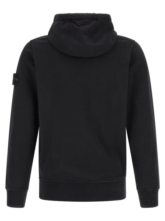 26FW 스톤 아일랜드 후드 티셔츠 6100062 스웨트셔츠 블랙 - STONE ISLAND