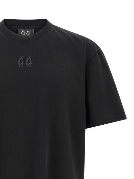 26FW 44레이블 반팔 티셔츠 B0030556FA528P395 Black - 44 LABEL