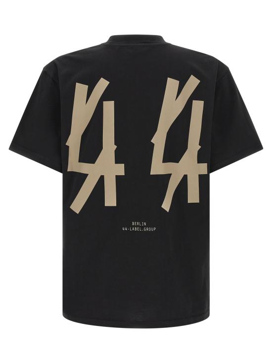 26FW 44레이블 반팔 티셔츠 B0030669FA706P805 Black - 44 LABEL