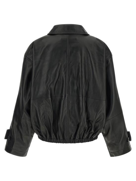 26FW 로에 가죽 자켓 42011248001 Black - ROHE