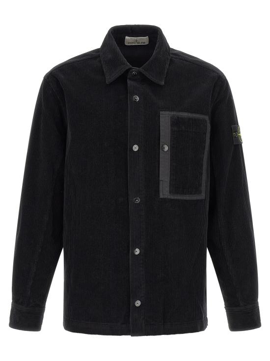 26FW 스톤 아일랜드 긴팔 셔츠 L2S151200016S0212V0029 Black