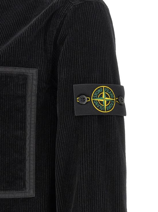 26FW 스톤 아일랜드 긴팔 셔츠 L2S151200016S0212V0029 Black - STONE ISLAND