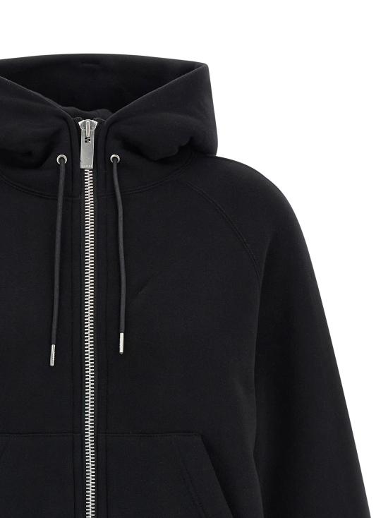 26FW 사카이 후드 티셔츠 2608684001 Black - SACAI