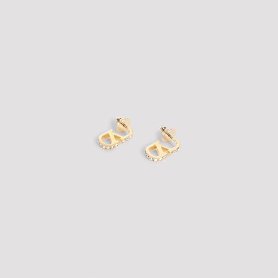 26FW 발렌티노 가라바니 이어링 9W2J0CD4YCW 9MN ORO CRYSTAL - VALENTINO GARAVANI