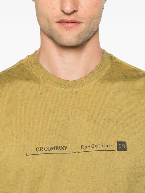 26FW 씨피 컴퍼니 반팔 티셔츠 21CMTS178A110774S R20 RE COLOR KAKY - C.P. COMPANY