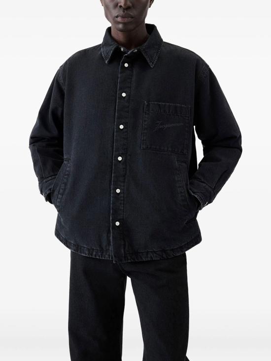 26FW 자크뮈스 라 슈미즈 불랑제 퍼프 오버셔츠 OUM00115AD00019 990 BLACK - JACQUEMUS