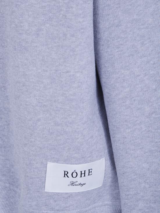 26FW 로에 긴팔 티셔츠 820 21 416 30301 MID GREY MELANGE - ROHE