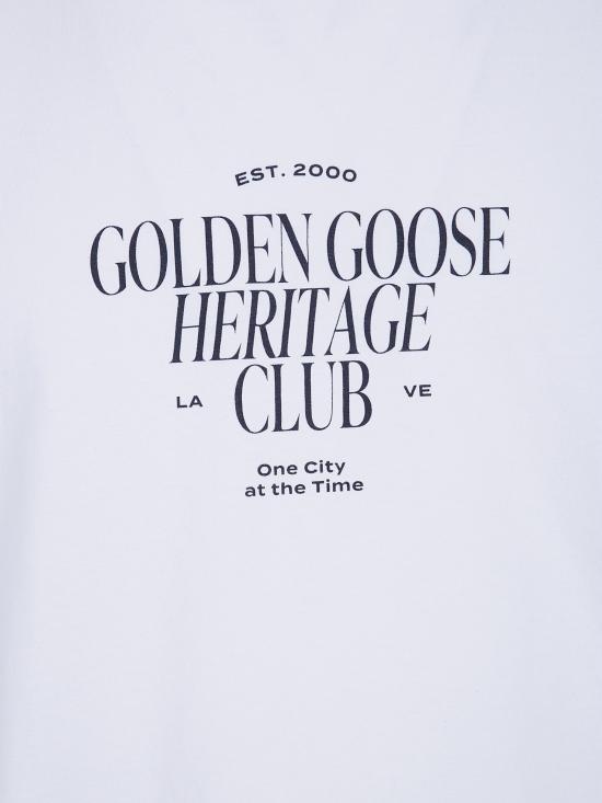 26FW 골든구스 반팔 티셔츠 GMP01220 P002619 11560 11560 HERITAGE WHITE - GOLDEN GOOSE