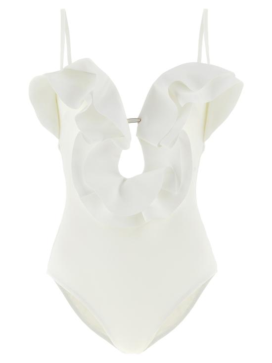 26FW 짐머만 원피스 수영복 8787WSS265IVO White