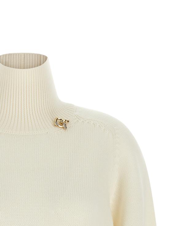 26FW 파비아나 필리피 터틀넥 MAD216F065D46225 White - FABIANA FILIPPI