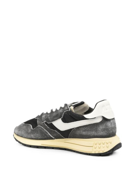 26FW 오트리 릴윈드 로우 나일론 스웨이드 스니커즈 WWLM GQ07 BLACK - AUTRY