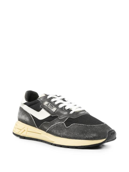 26FW 오트리 릴윈드 로우 나일론 스웨이드 스니커즈 WWLM GQ07 BLACK - AUTRY