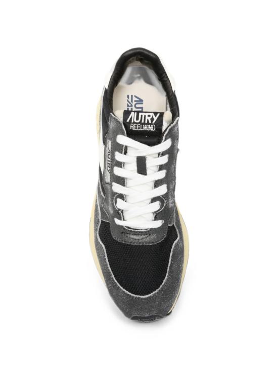 26FW 오트리 릴윈드 로우 나일론 스웨이드 스니커즈 WWLM GQ07 BLACK - AUTRY