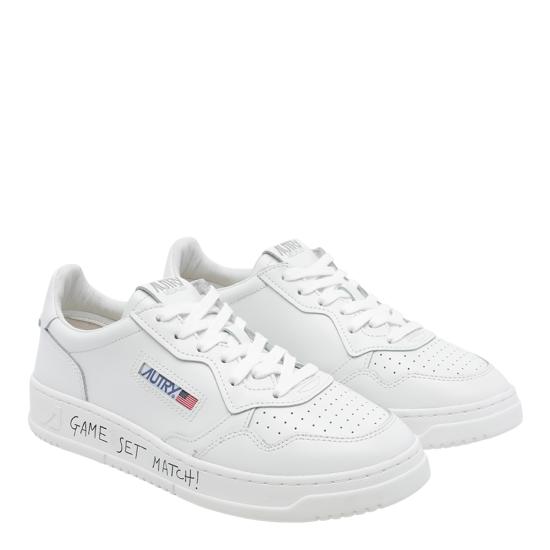 26FW 오트리 메달리스트 로우 스니커즈 AULM ML08 WHITE - AUTRY