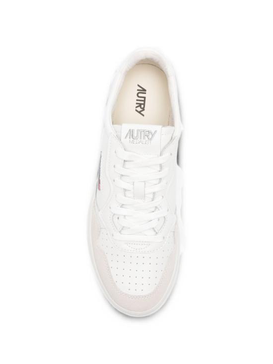 26FW 오트리 메달리스트 로우 스니커즈 AULM LS30 WHITE - AUTRY