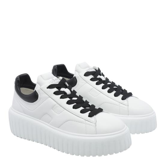 26FW 호간 H-스트라이프 스니커즈 HXW6450FC60 LE90001 White - HOGAN