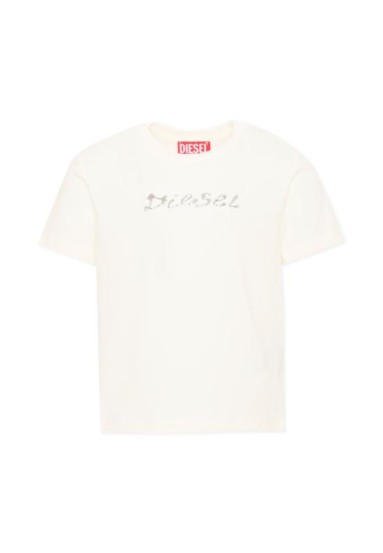 25FW [키즈] 디젤 티셔츠 J02387 0GRAM K141 IVORY