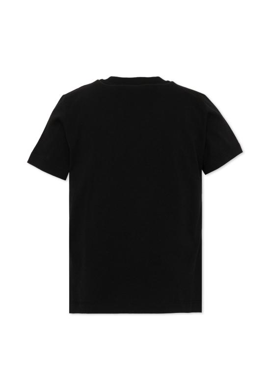 26FW [키즈] 모스키노 티셔츠 HNM05V LAA10 60100 BLACK - MOSCHINO