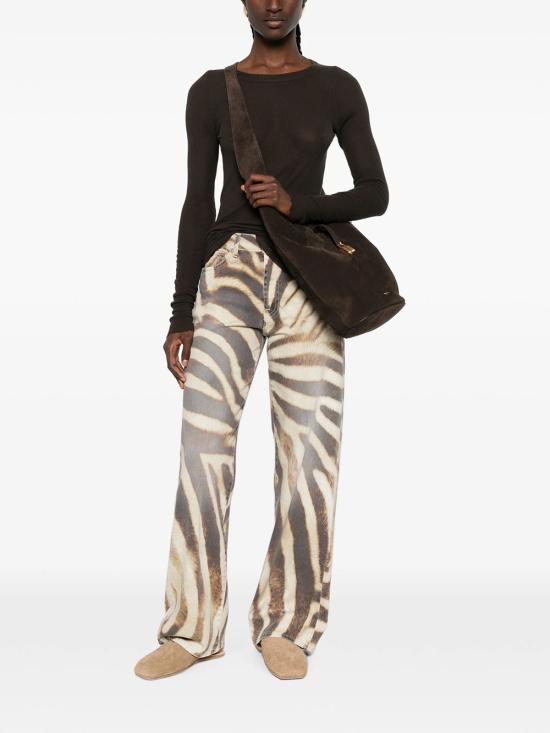 26FW 세븐포올맨카인드 스트레이트 팬츠 7U4N0G96 3PF PRINTED ZEBRA LUX - 7 FOR ALL MANKIND