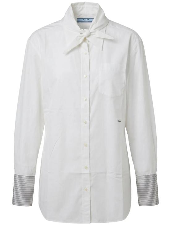 26FW 프라다 셔츠 P470JRSOOO 6283 F0009 BIANCO