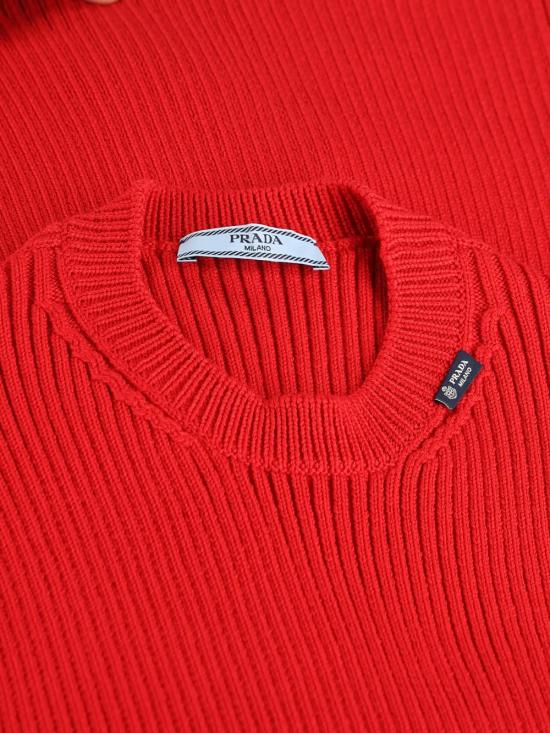 26FW 프라다 스웨터 P24E3QSOOO 6584 F0011 ROSSO - PRADA
