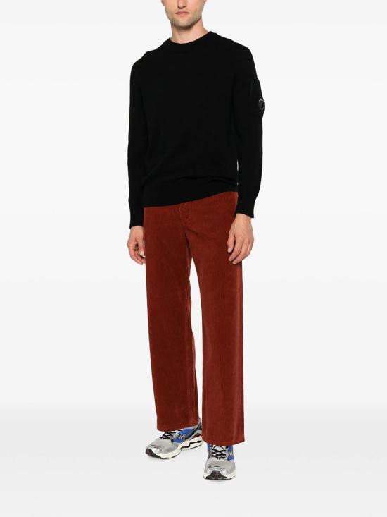 26FW 씨피 컴퍼니 스웨터 21CMKN085A110149A 999 BLACK - C.P. COMPANY