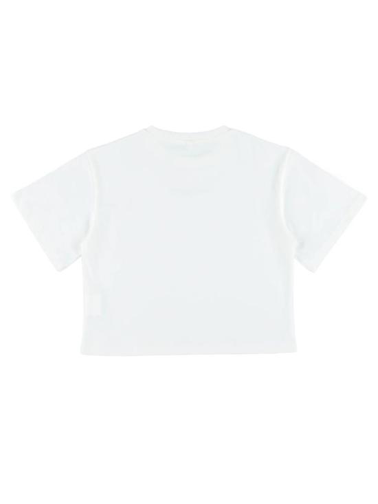 26FW [키즈] 스텔라 맥카트니 티셔츠 TZ8B91 Z3931 100 WHITE - STELLA MCCARTNEY