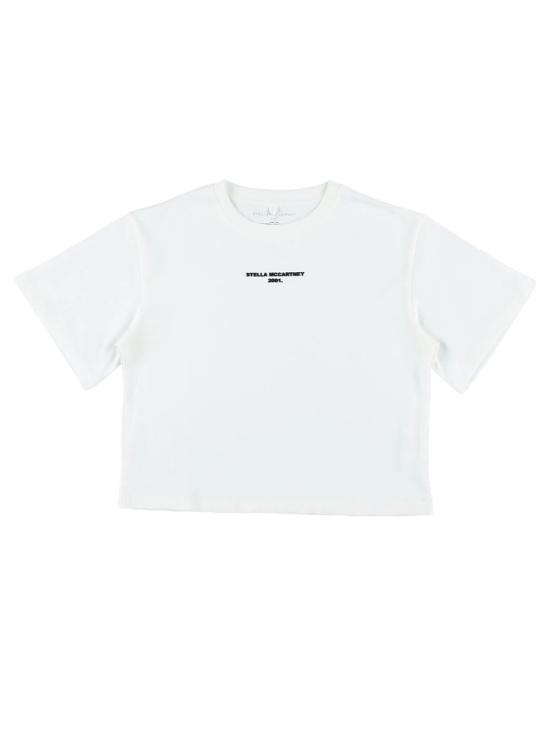 26FW [키즈] 스텔라 맥카트니 티셔츠 TZ8B91 Z3931 100 WHITE