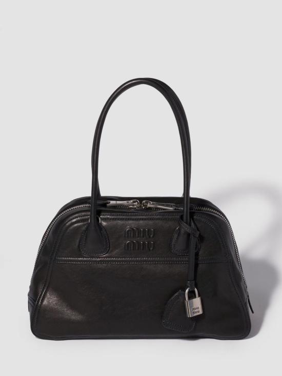 26FW 미우미우 토트백 5BB199 2BBL F0002 BLACK DOM