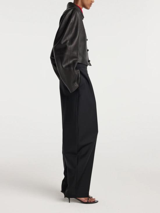 26FW 로에 가죽 자켓 42011268 001 BLACK - ROHE