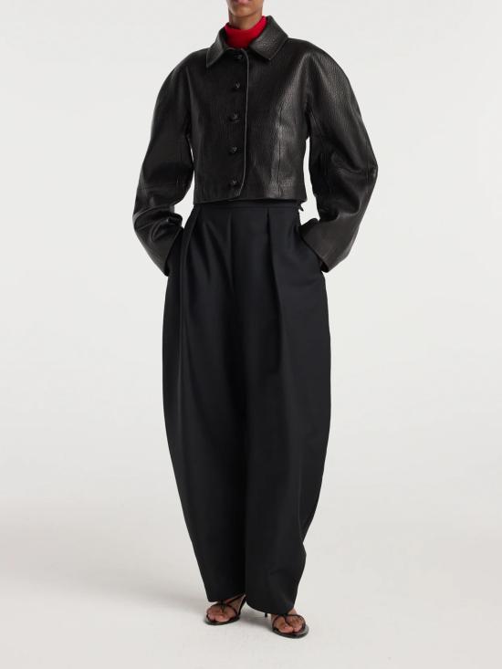26FW 로에 가죽 자켓 42011268 001 BLACK - ROHE