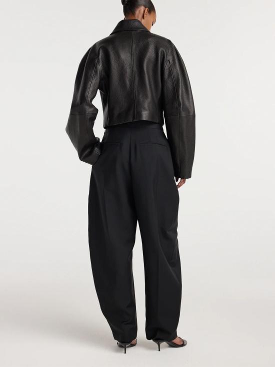 26FW 로에 가죽 자켓 42011268 001 BLACK - ROHE