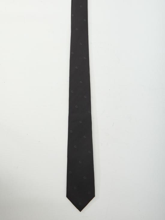 26FW 구찌 더블 G 실크 자카드 타이 874091 BLACK