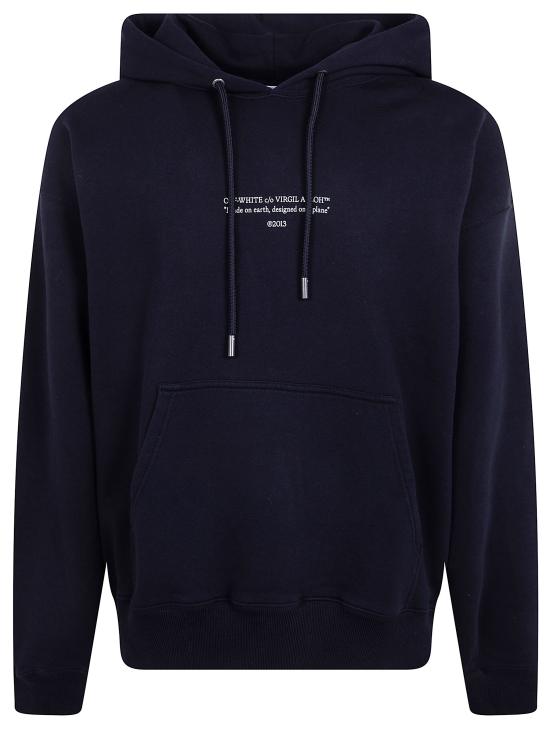 26SS 오프화이트 후드 티셔츠 44MBB085S26F009 0001 BLACK - OFF WHITE