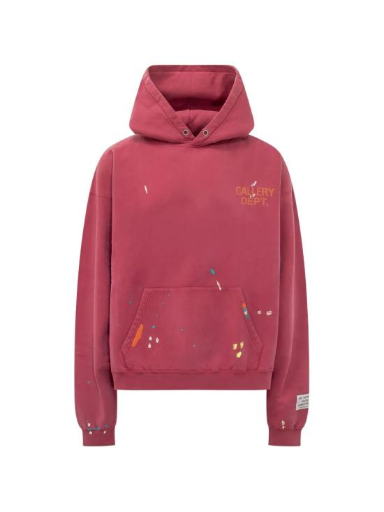26SS 갤러리 디파트먼트 후드 티셔츠 OUT024 WINE RED