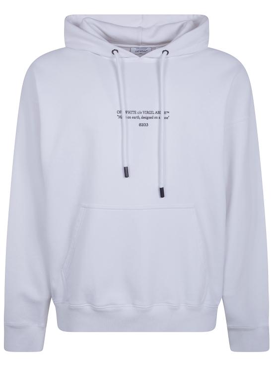 26SS 오프화이트 후드 티셔츠 44MBB085S26F009 1000 WHITE - OFF WHITE