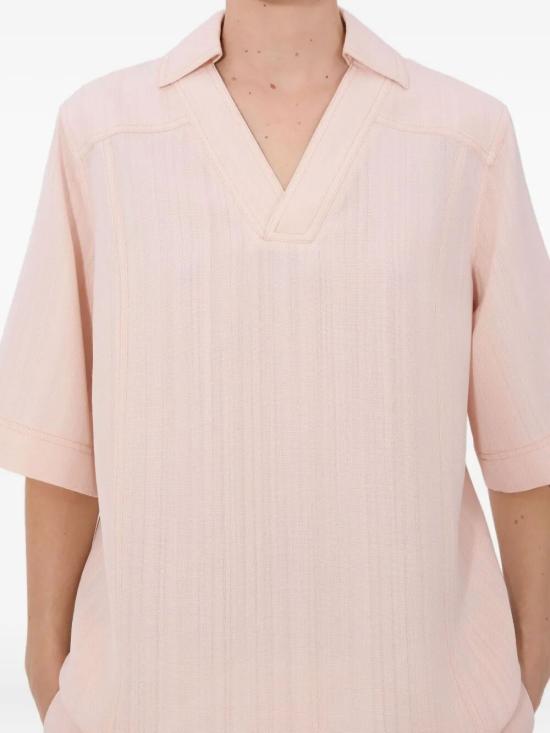 26SS 루루 드 세종 폴로 티셔츠 ERMO LIGHT PINK PURPLE - LOULOU DE SAISON