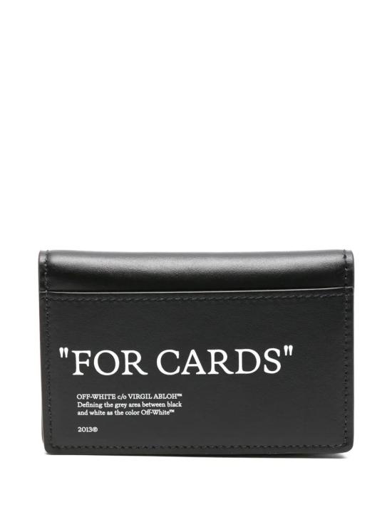 26SS 오프화이트 남성지갑 OMND088C99LEA001 1001 BLACK - OFF WHITE