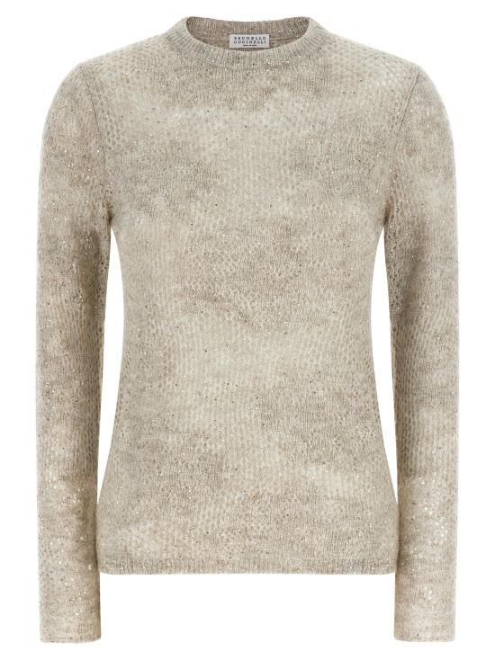 26FW 브루넬로 쿠치넬리 스웨터 MFA790100C9984 Beige