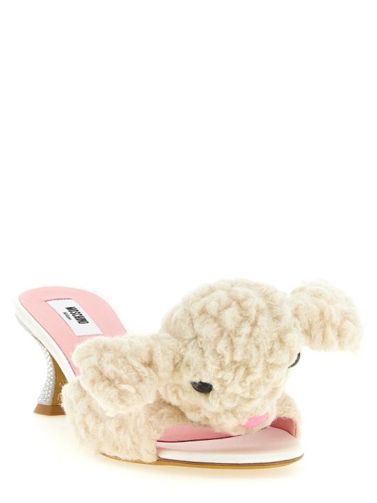 26FW 모스키노 뮬/슬리퍼 MA28145C1PML5100 White - MOSCHINO