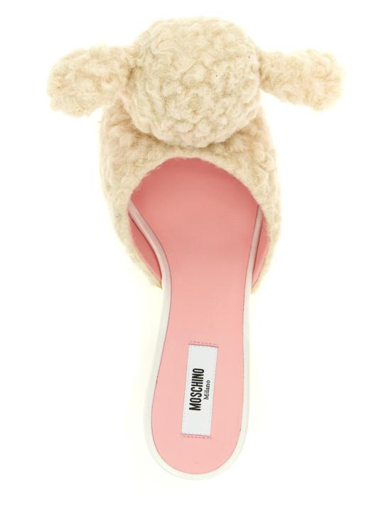 26FW 모스키노 뮬/슬리퍼 MA28145C1PML5100 White - MOSCHINO