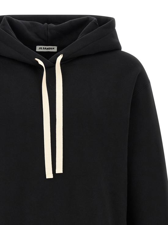 26FW 질샌더 후드 티셔츠 J22GU0167J20128001 Black - JIL SANDER