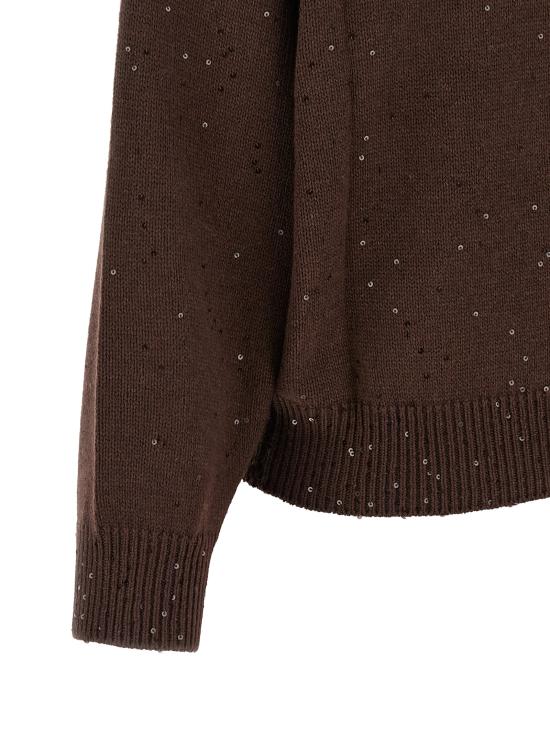 26FW 브루넬로 쿠치넬리 스웨터 M73540820C4211 Brown - BRUNELLO CUCINELLI