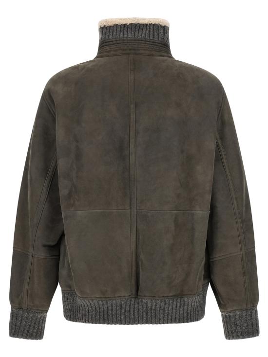 26FW 브루넬로 쿠치넬리 무스탕 MPMCU1737C9873 Gray - BRUNELLO CUCINELLI