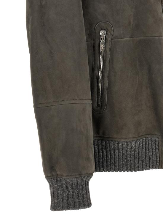 26FW 브루넬로 쿠치넬리 무스탕 MPMCU1737C9873 Gray - BRUNELLO CUCINELLI